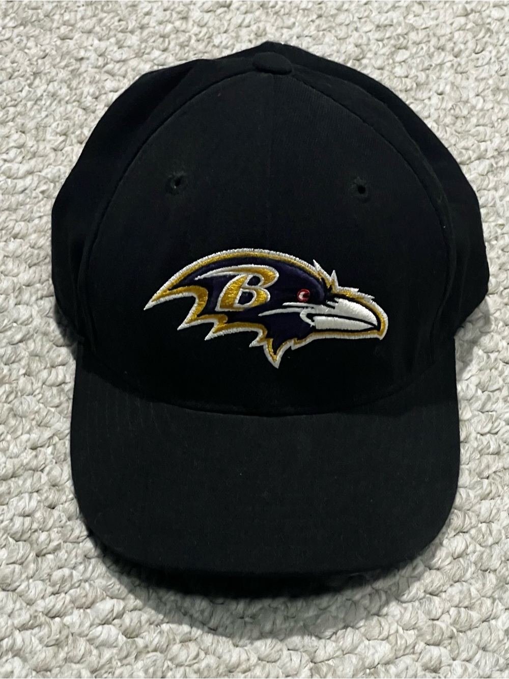 Baltimore Ravens Reebok Hat Fitted Men’s Size 7 1/2